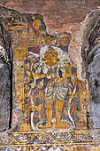 Bagan Myanmar. Abeyadana temple, Myinkaba. Mural paintings. 